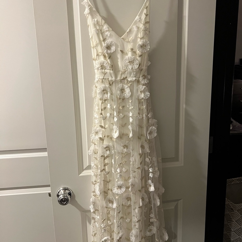 Elegant Floral Embellished Dress